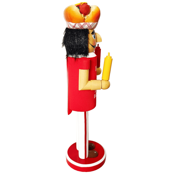 Santa''s Workshop 14in. Here for the Hot Dogs Nutcracker