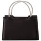 D'Margeaux Satin Bow Top Handle Clutch - image 3