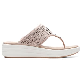 Womens Clarks Cloudsteppers Drift Jaunt Flip Flops