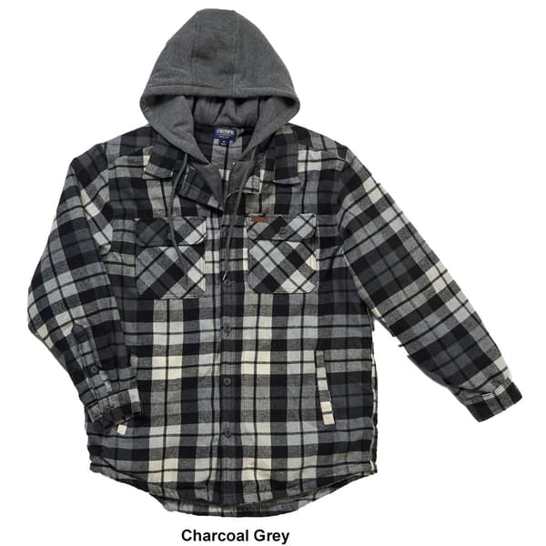 Flannel hooded jacket boscov's new arrivals