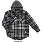 Mens Smith's Sherpa Lined Flannel Shirt Jacket - image 8