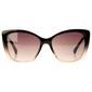 Womens USPA Plastic Cat Eye Vented Metal Temples Sunglasses-Fade - image 2
