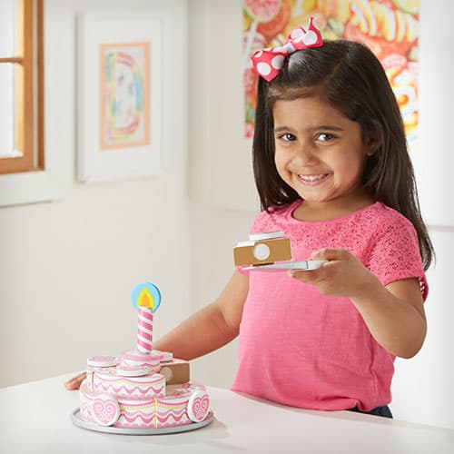 Melissa &amp; Doug® Triple-Layer Party Cake