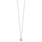Pure Fire 14kt. White Gold Lab Grown Diamond & Opal Halo Pendant - image 2