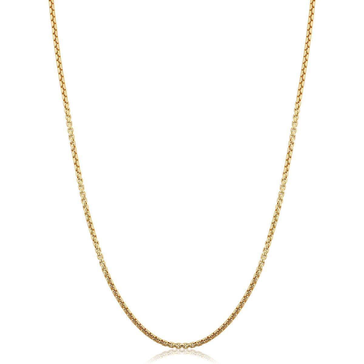 Gold Classics(tm) 14kt. Gold Filled 18in. Round Box Necklace