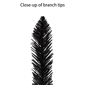 Puleo International 7ft. Pre-Lit Black Carson Pine Christmas Tree - image 6