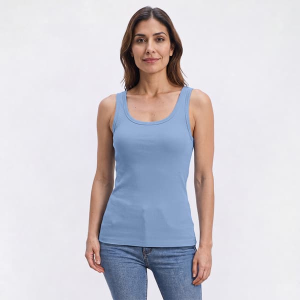 Womens Architect® 2x2 Ribbed Solid Tank Top