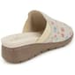Womens Jambu Queens Floral Wedge Slide Sandals - image 3