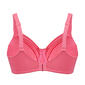 Womens Bestform Satin Trim Wire-Free Cotton Bra 5006715 - image 3