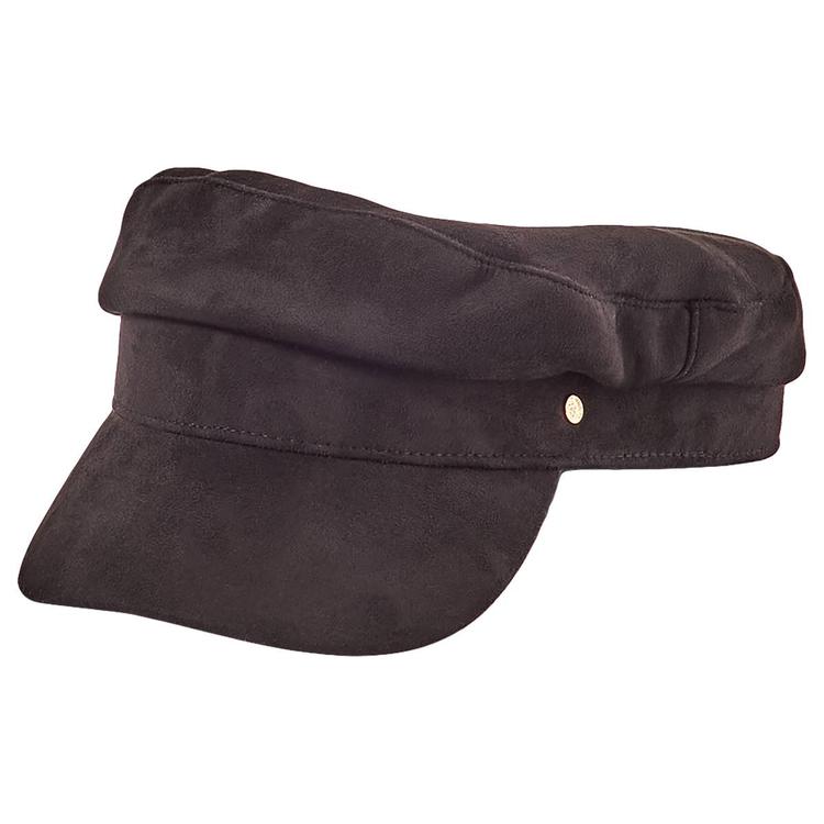 Womens Anne Klein Faux Suede Cabby Hat