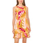 Womens MSK Sleeveless Print Challis Ruffle Hem Dress - image 1