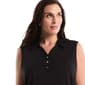 Plus Size Rafaella® Sleeveless Collared Polo - image 3