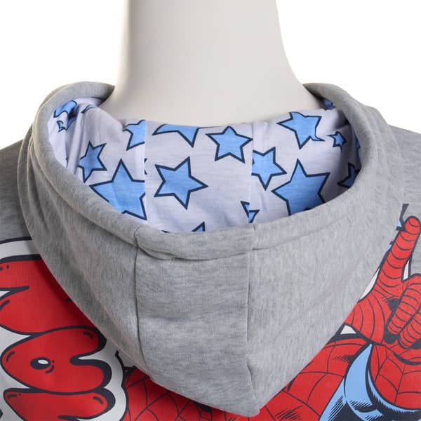 Juniors Marvel Spider-Man Front Back Lined Girlfriend Hoodie