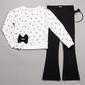 Girls (7-12) BTween(R) Crew Neck with Bows & Flare Leggings - image 1