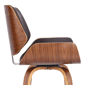 Armen Living Tyler Counter Height Swivel Faux Leather Barstool - image 5