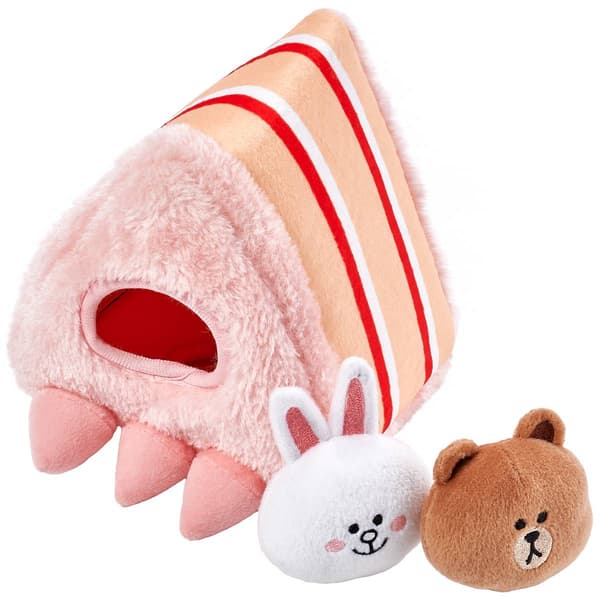 Zippy Paws Burrow Cake Dog Toy - image 