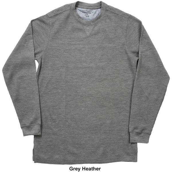 Mens Preswick & Moore Long Sleeve Thermal Crew Neck Sleep Shirt