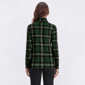 Womens Inner Circle Holiday Plaid Turtleneck Tee - image 3