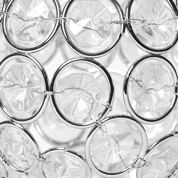 Elegant Designs&#8482; Elipse Crystal 3.75in. Circular Decorative Vase