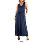 Plus Size 24/7 Comfort Apparel Sleeveless Maxi Dress - image 4