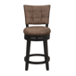 HH2 Home Kaede Wood Counter Height Brown Swivel Stool - image 3