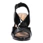 Womens Easy Street Christy Patent Peep Toe Heels - Black - image 3
