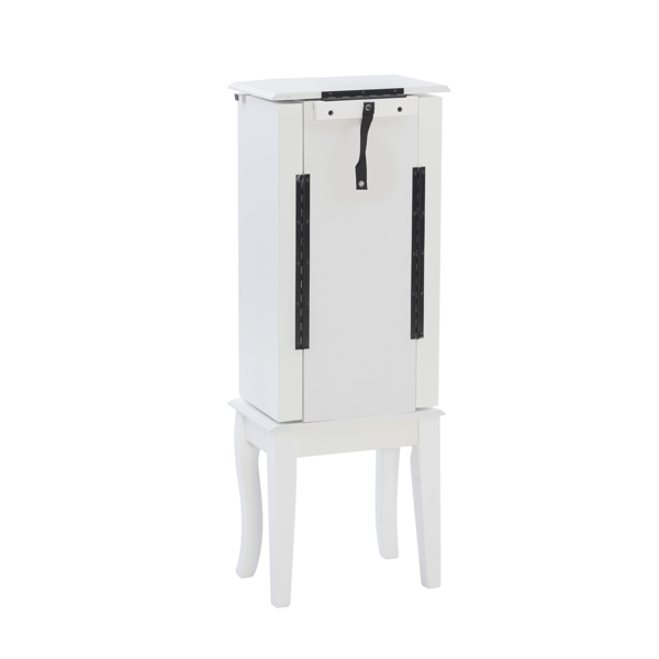 Linon Home Decor Jasmine White Jewelry Armoire
