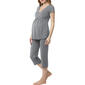 Womens Glow & Grow&#174; Maternity Nursing Pajama Set - image 3