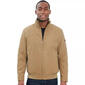 Mens London Fog Microfiber Bomber Jacket with Sherpa Lining - image 1