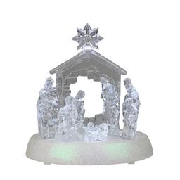 Northlight Seasonal 7.5in. LED Christmas Nativity Scene