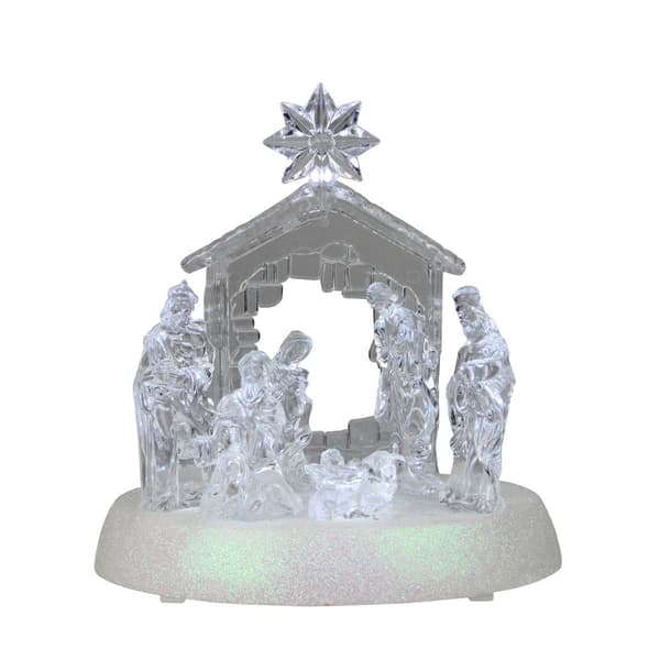 Northlight Seasonal 7.5in. LED Christmas Nativity Scene