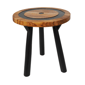 9th & Pike® Modern Brown Teak Wood End Table - image 1