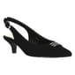 Womens Easy Street Maeve Suede Slingback Heels - image 1