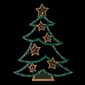 Northlight Seasonal Christmas Tree with Stars Window Silhouette - image 2
