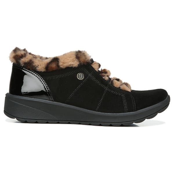 Womens BZees Golden Leopard Fur Ankle Boots
