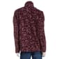 Womens Lands End Floral Powder Fleece 1/4 Zip Pullover Sweatshirt - image 3