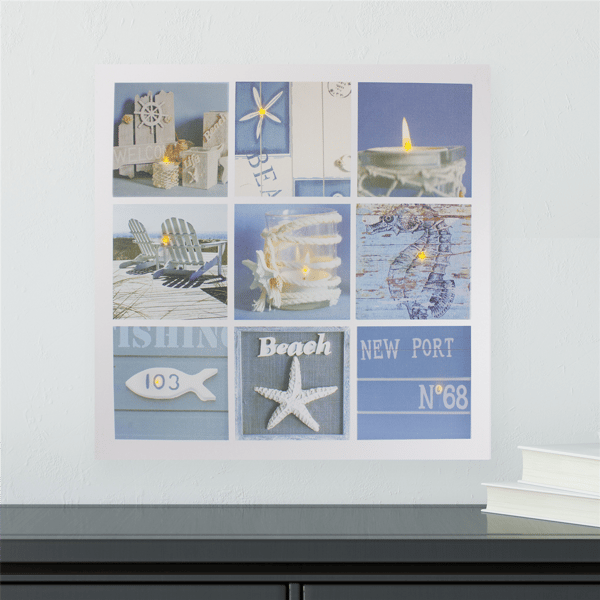 Northlight LED Summer Fun Beach Life Canvas Wall Art