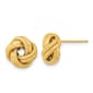 Gold Classics(tm) Gold Double Love Knot Stud Earrings - image 1