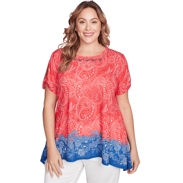 Women''s Ruby Rd. Americana Chic Americana Embellished Jersey Tee