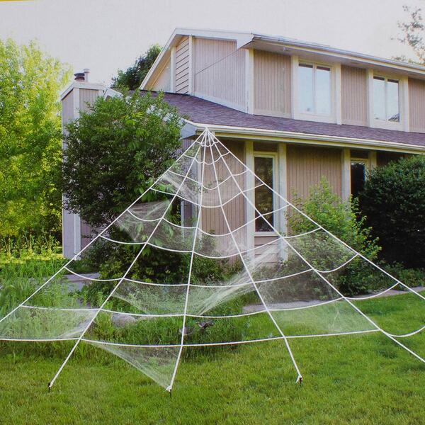 Northlight Seasonal 9.8in. Giant Outdoor Spider Web - image 