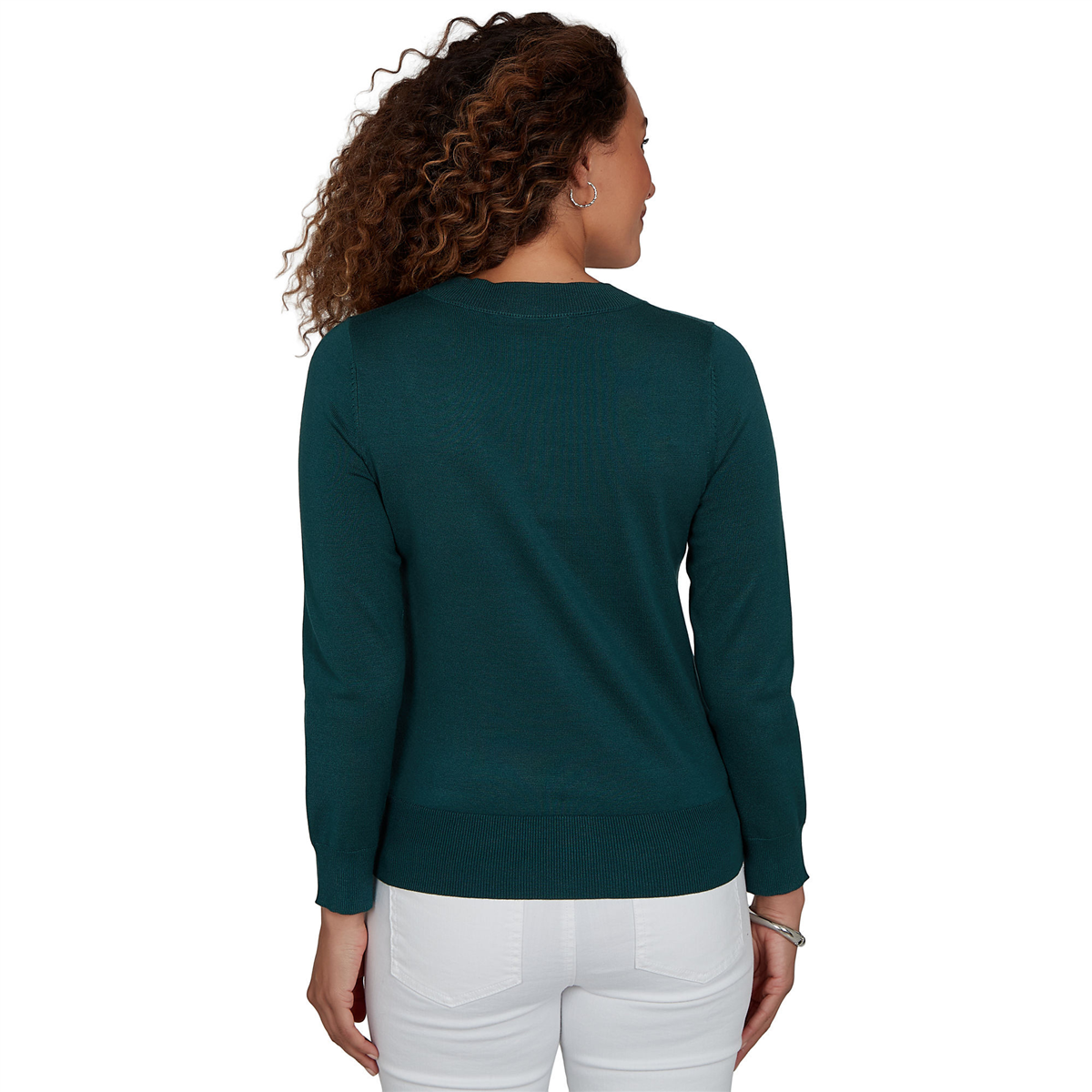 Petite Emaline Special Items Long Sleeve Button Detail Sweater