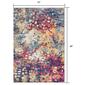 9th & Pike&#174; Teal & Gold Abstract Rectangular Area Rug - image 5