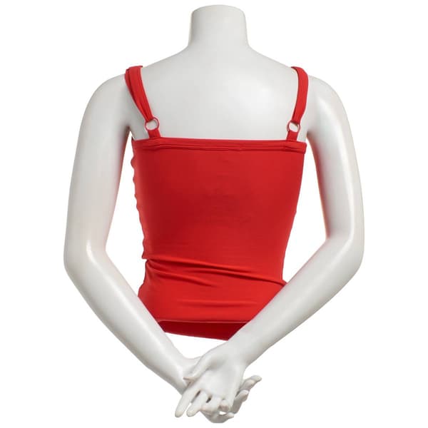 Juniors Derek Heart Jersey Tank Top With Shelf Bra