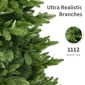 Puleo International 4.5ft. Pre-Lit Noble Fir Christmas Tree - image 5