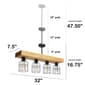 Lalia Home Barnlitt 4 Light Farmhouse Beam Pendant Light Fixture - image 5