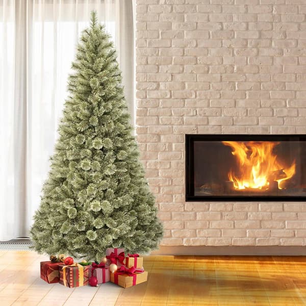 National Tree 7.5ft Arcadia Pine Cashmere Hinged Christmas Tree