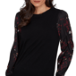 Petite Emaline Country Code Long Floral Sleeve Sweater - image 5