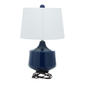 9th & Pike® Contemporary Blue Porcelain Table Lamps - Set of 2 - image 2