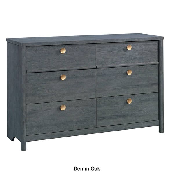 Sauder Dover Edge 6-Drawer Bedroom Dresser