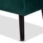 Baxton Studio Caine Velvet Fabric Wood Storage Bench - image 6